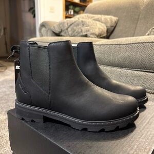 Sorel Lennox Chelsea Black Boot Women’s Size 12